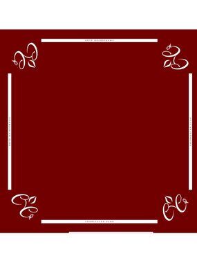 Mah Jongg Mat - Red